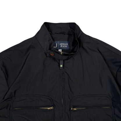 Armani Jeans 00’s Cropped Multipocket Jacket S | Small, Black