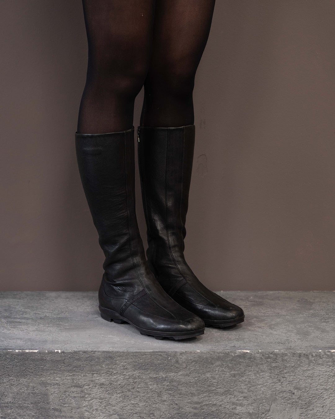PRADA BOXING BOOTS (EU 39.5) | DEFAULT TITLE, Black