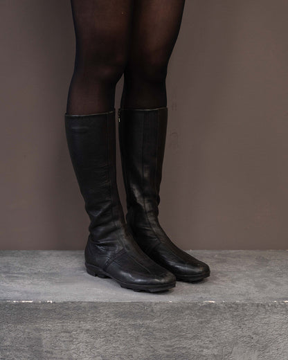 PRADA BOXING BOOTS (EU 39.5) | DEFAULT TITLE, Black