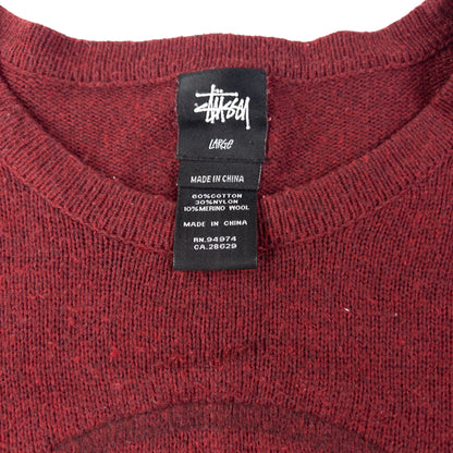 Vintage Stussy Knit Jumper Size L