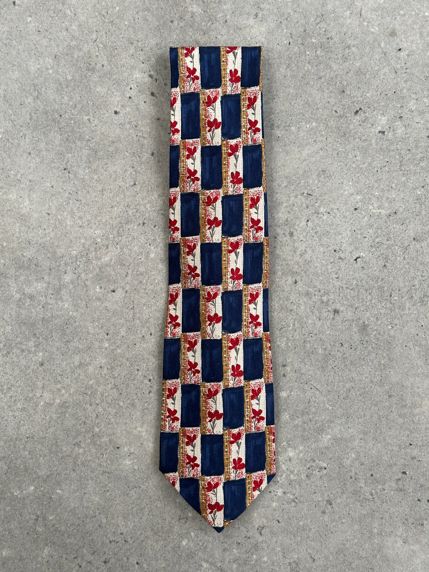 Yves Saint Laurent 1990s Pure Silk Logo Tie