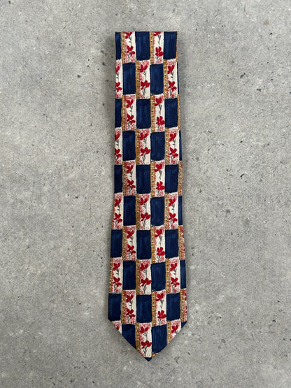 Yves Saint Laurent 1990s Pure Silk Logo Tie