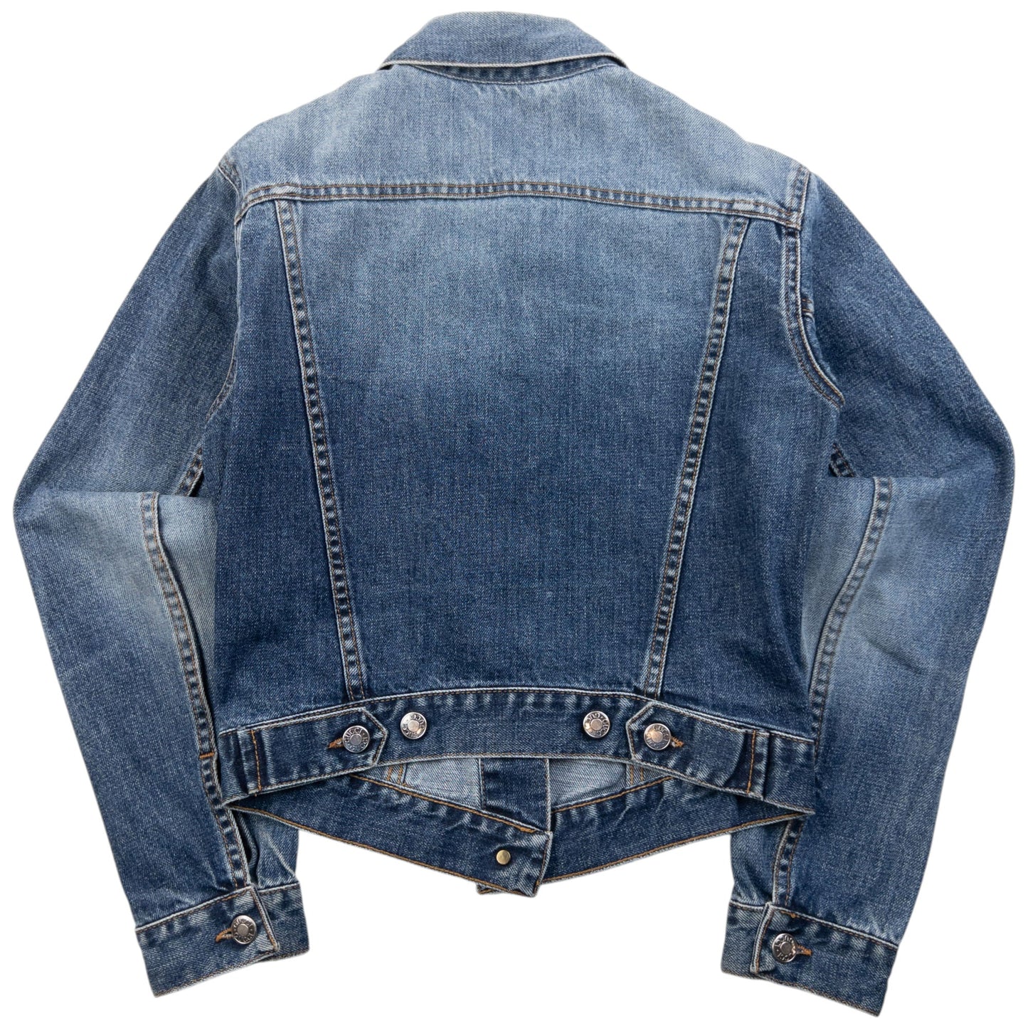 Vintage 2000s Gucci By Tom Ford Button Up Denim Jacket Womens Size S | Small, Blue