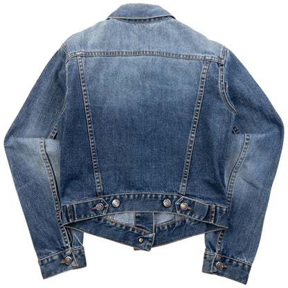 Vintage 2000s Gucci By Tom Ford Button Up Denim Jacket Womens Size S | Small, Blue