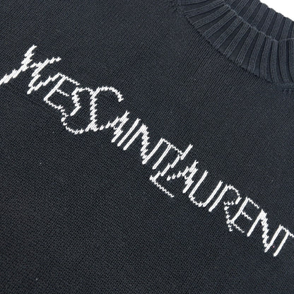 Vintage 2000s YSL Yves Saint Laurent Knit Jumper Size XL | XL, Black