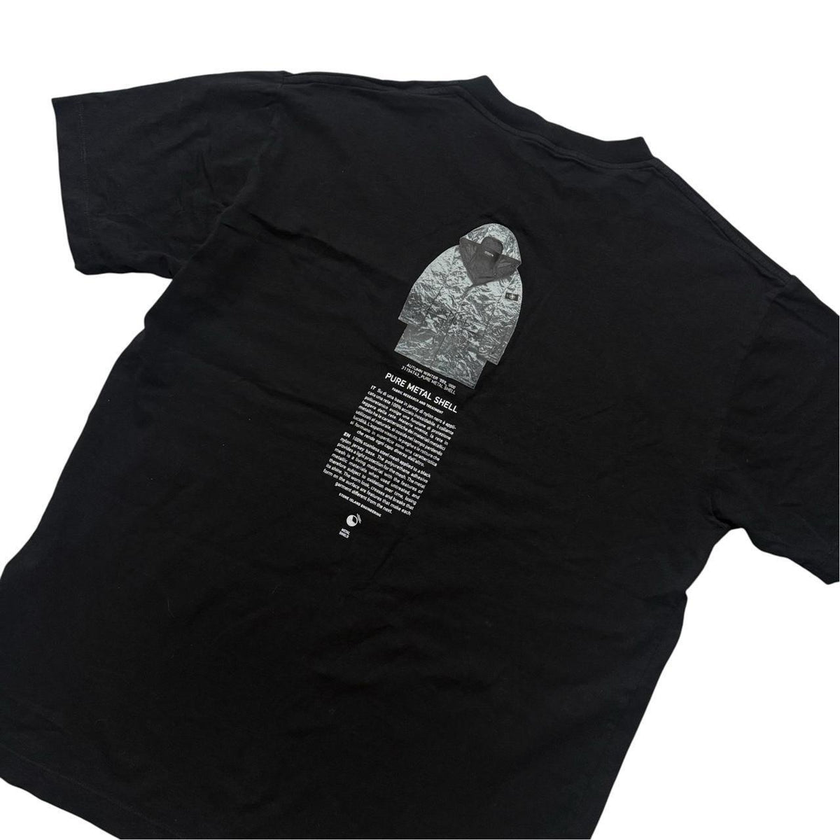 Stone Island Archivo Pure Metal Shell T-Shirt | XL, Black