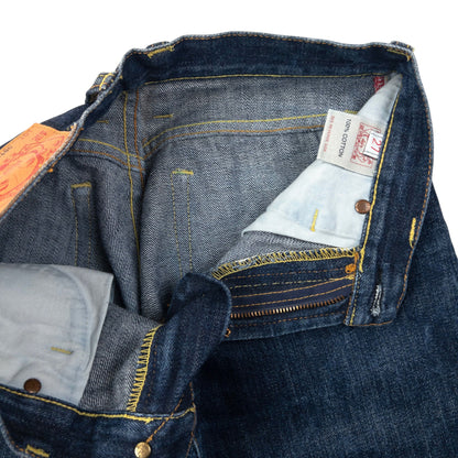 Vintage Evisu Double Gull Embroidered Japanese Denim Jeans Size W26