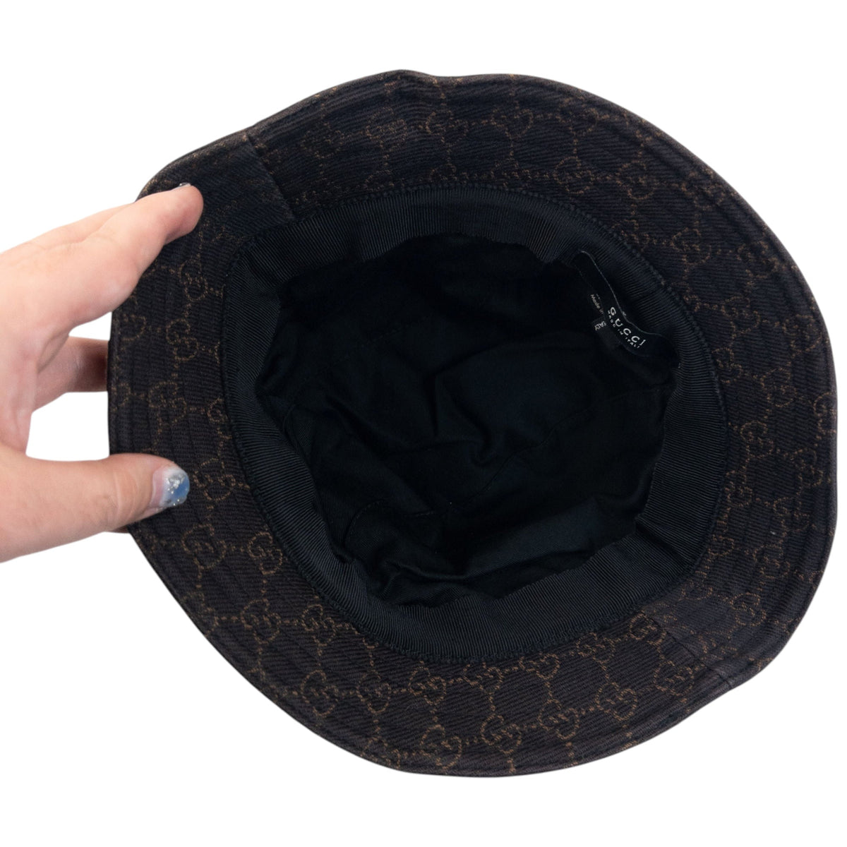 Vintage 2000s Gucci Monogram Bucket Hat | O/S, Brown