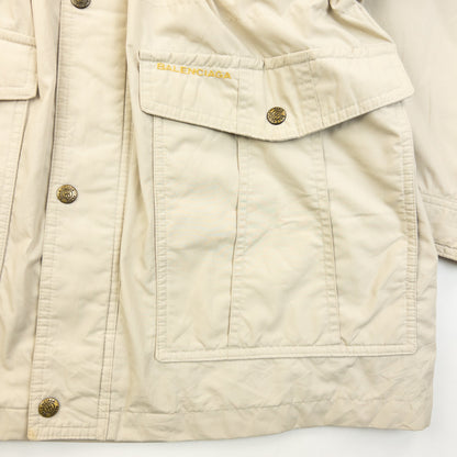Vintage 90s Balenciaga Zip Up Jacket Size XL | XL, Cream