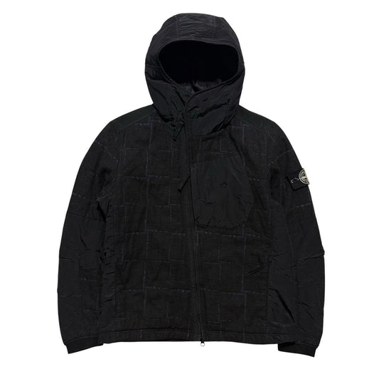 Stone Island Dormeuil House Check Jacket | Medium, Black