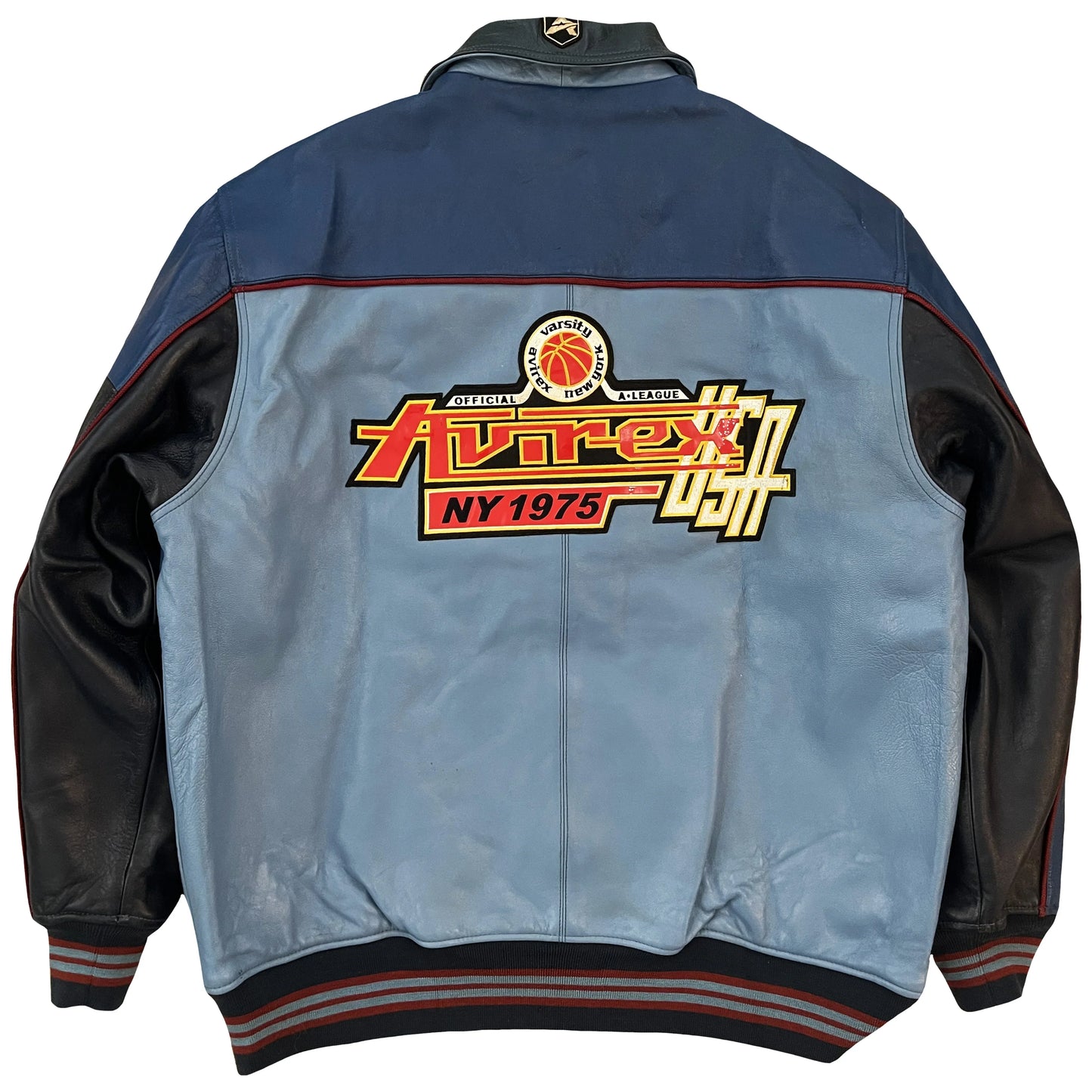 Avirex Leather Varsity Jacket - XXL