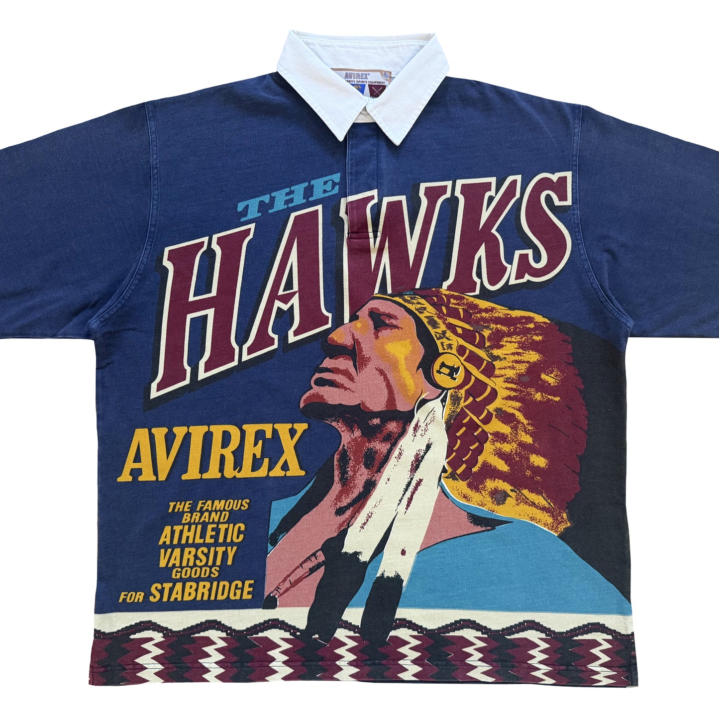 Avirex x Stabridge Hawks Rugby Shirt - M | Medium, Navy
