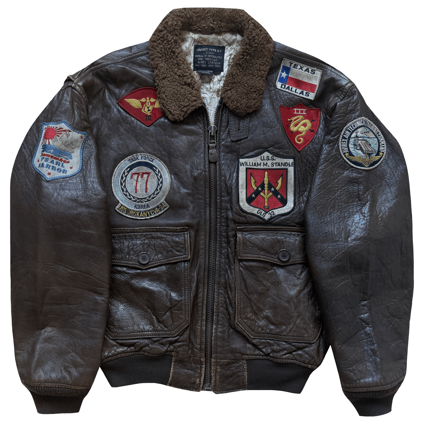 Avirex 1987 Top Gun G-1 Flight Jacket - S/M | S/M, Brown