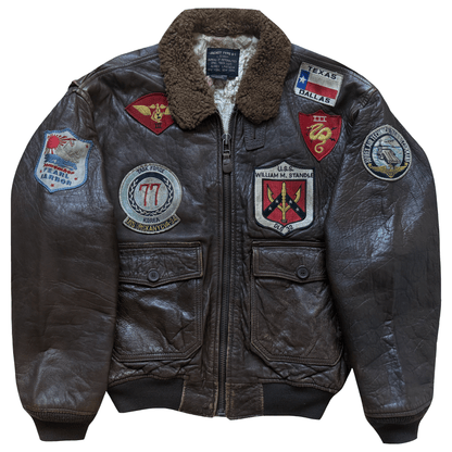 Avirex 1987 Top Gun G-1 Flight Jacket - S/M | S/M, Brown