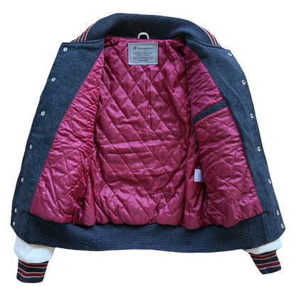Champion 'Fair and Square Champion' Varsity Jacket - M