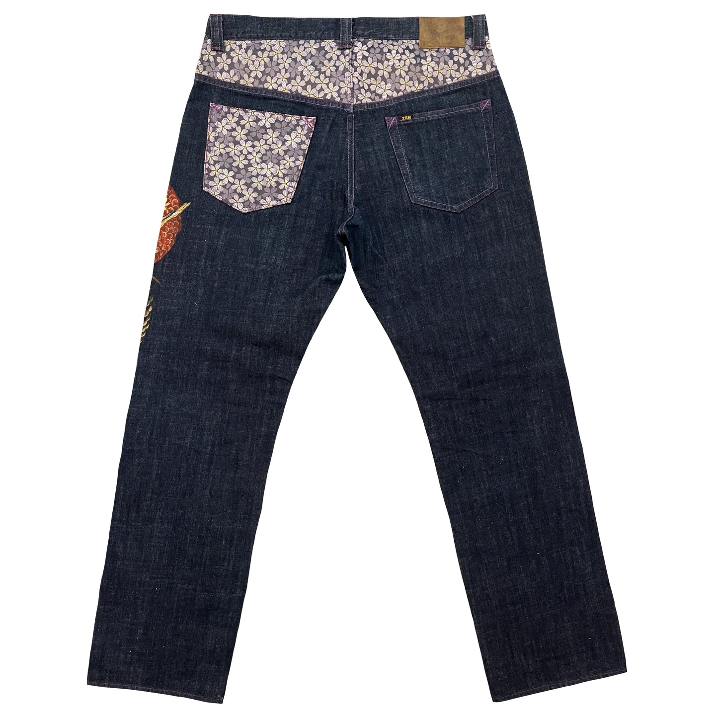 Zen Dragon Hand Painted Jeans - W36"