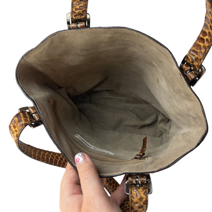 Vintage 2000s Miu Miu Patchwork Snakeskin Handbag | O/S, Mixed