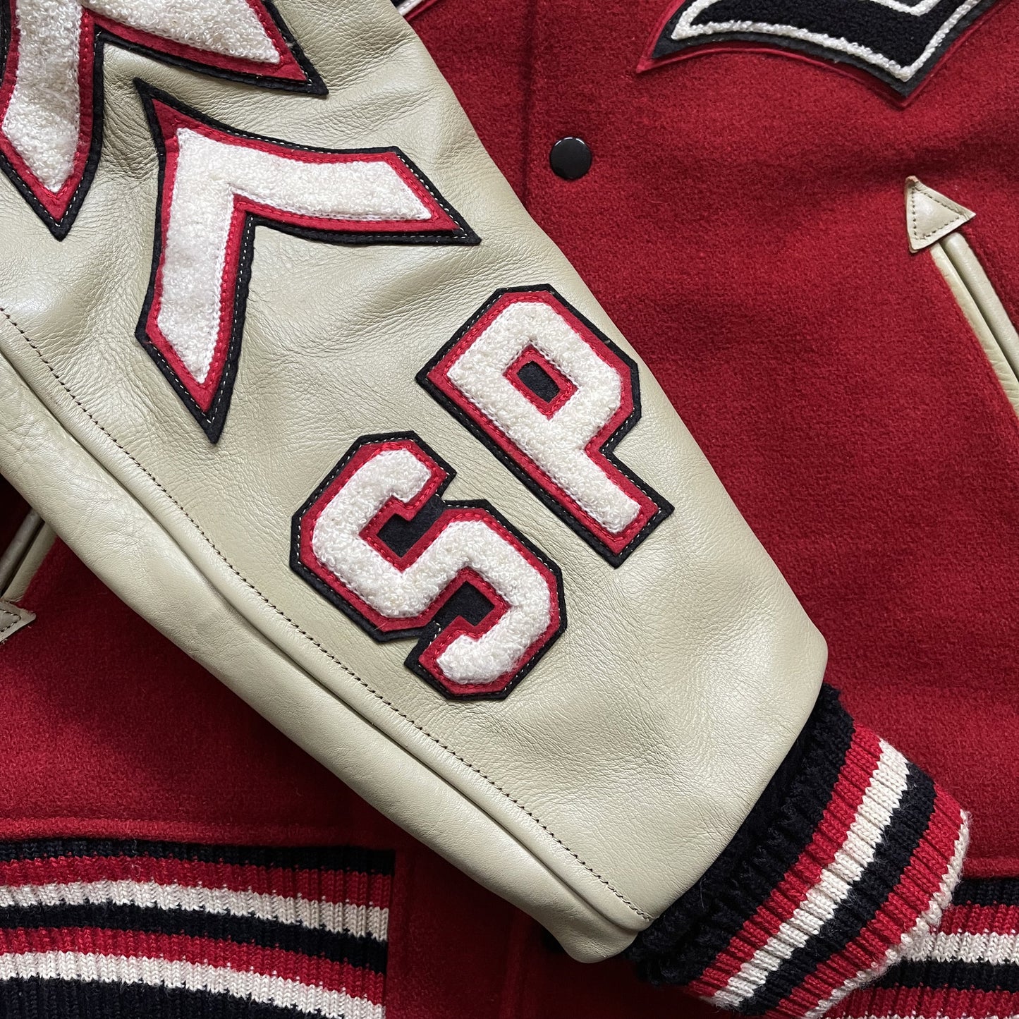 Whitesville 'Super Bee Basketball' Varsity Jacket - L