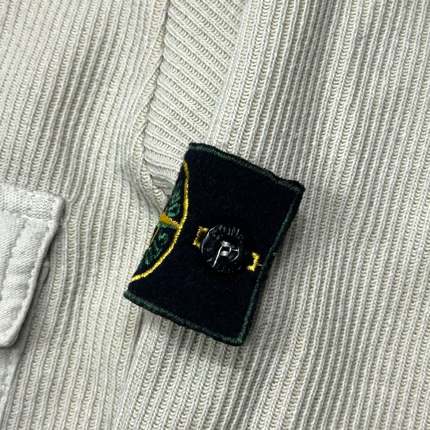 Stone Island 1999 BDU Ribbed Cotton Pocket Sweatshirt - M