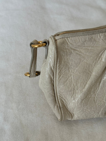 2010s Miu Miu Vitello Charm Mini Shoulder Bag | O/S, Gold