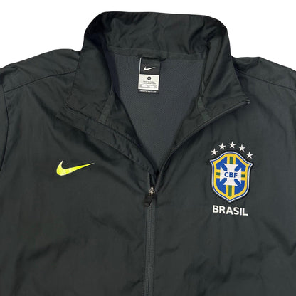 Nike Brazil 2012/13 Tracksuit Top In Black ( XL ) - Known Source