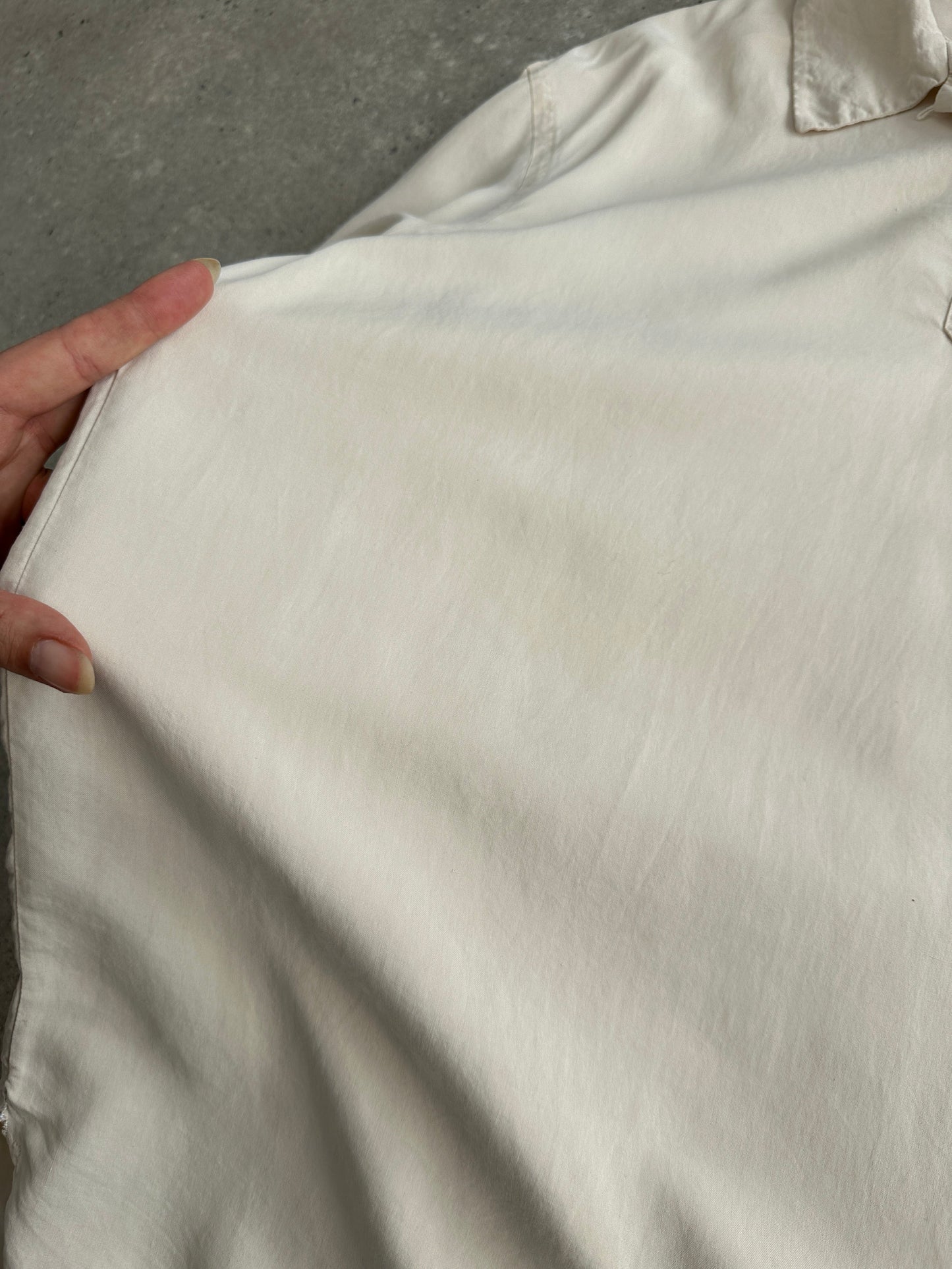 Ralph Lauren Pure Silk Short Sleeve Logo Polo Top - M