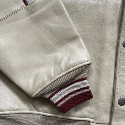 Avirex USA Leather Varsity Jacket - L / XL