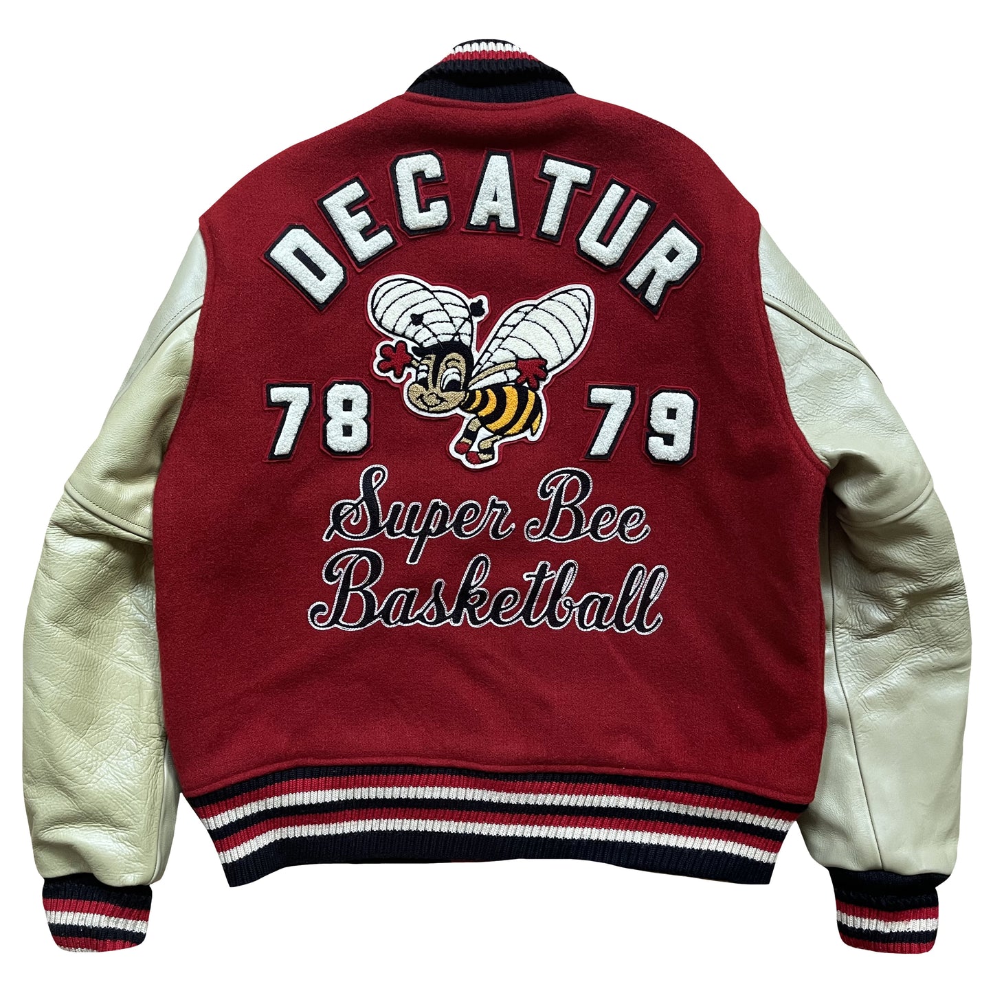 Whitesville 'Super Bee Basketball' Varsity Jacket - L