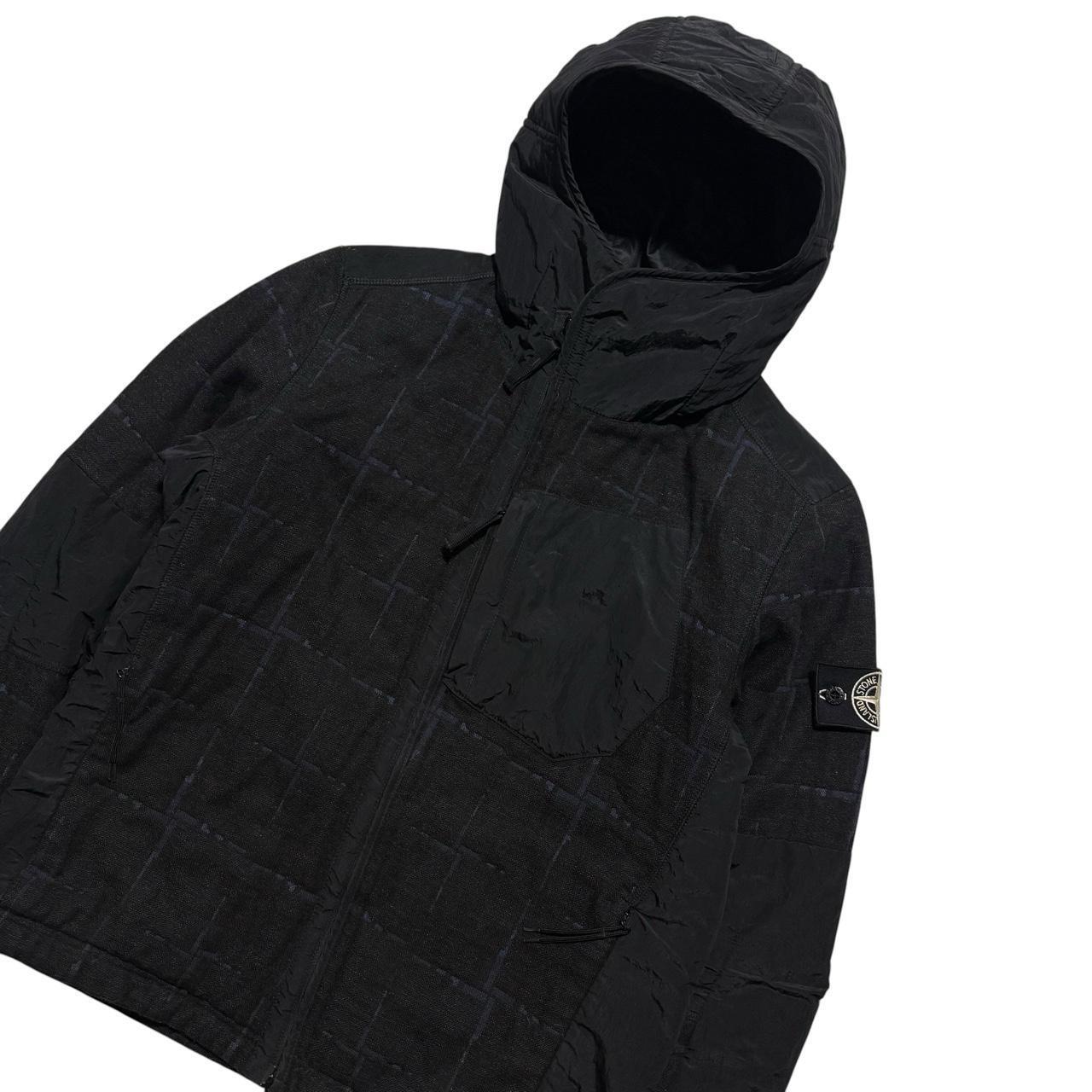 Stone Island Dormeuil House Check Jacket | Medium, Black