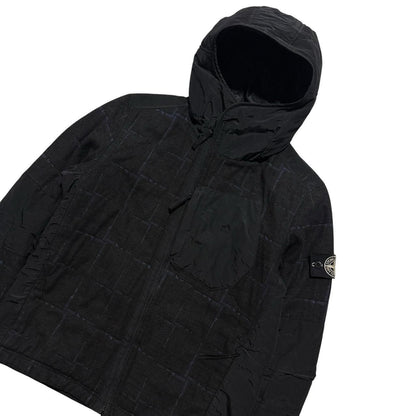Stone Island Dormeuil House Check Jacket | Medium, Black