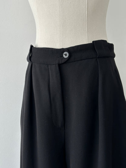 Mani 1990s Wool Tapered Leg Tailored Trouser - W26