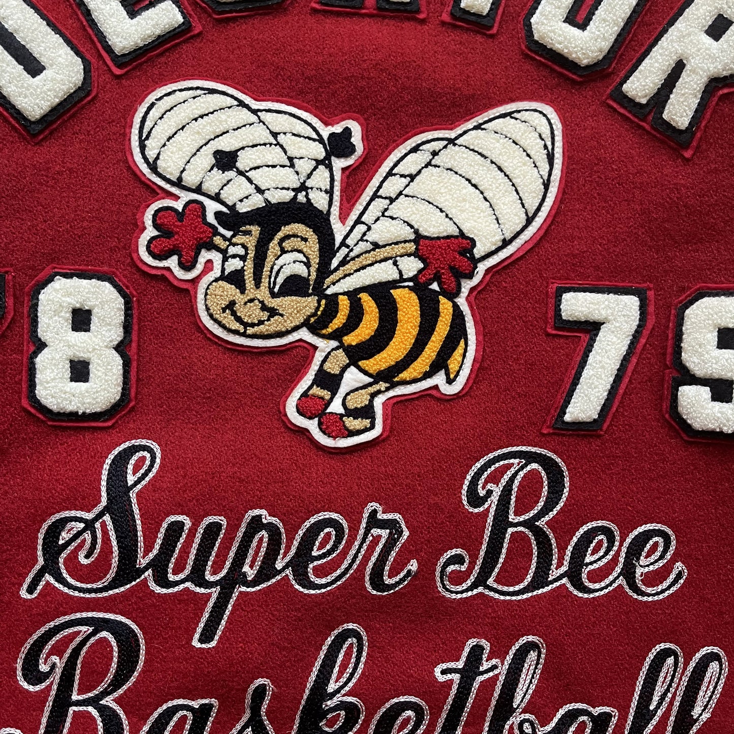 Whitesville 'Super Bee Basketball' Varsity Jacket - L
