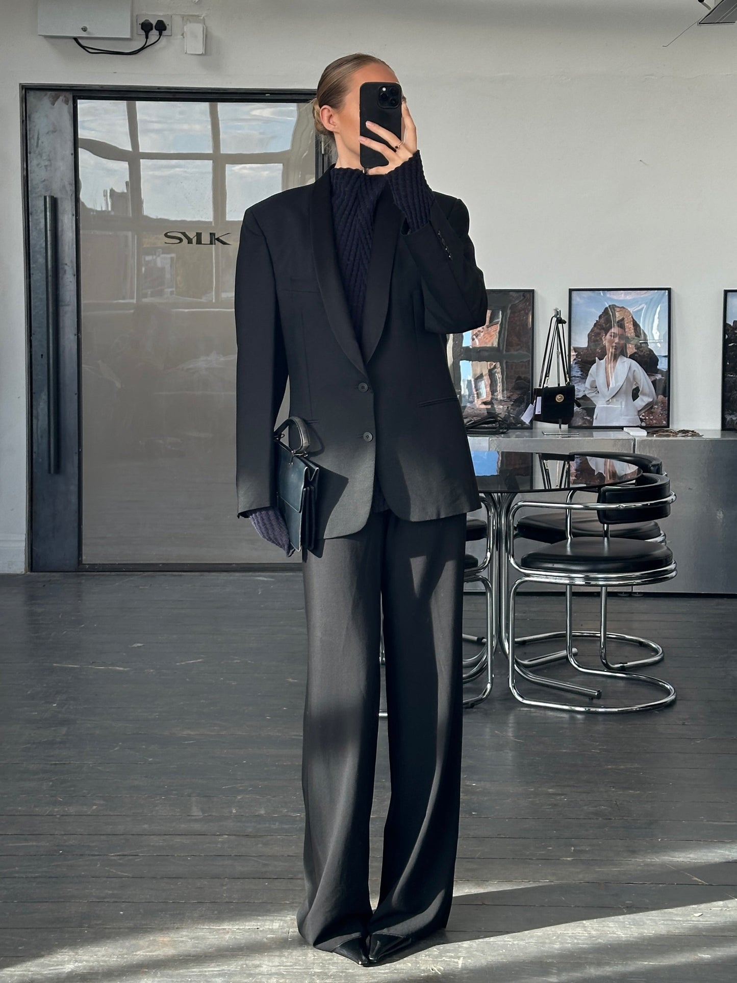 Christian Dior Monsieur 1980s Wool Mohair Tuxedo Blazer - 38R/M