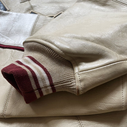 Avirex USA Leather Varsity Jacket - L / XL