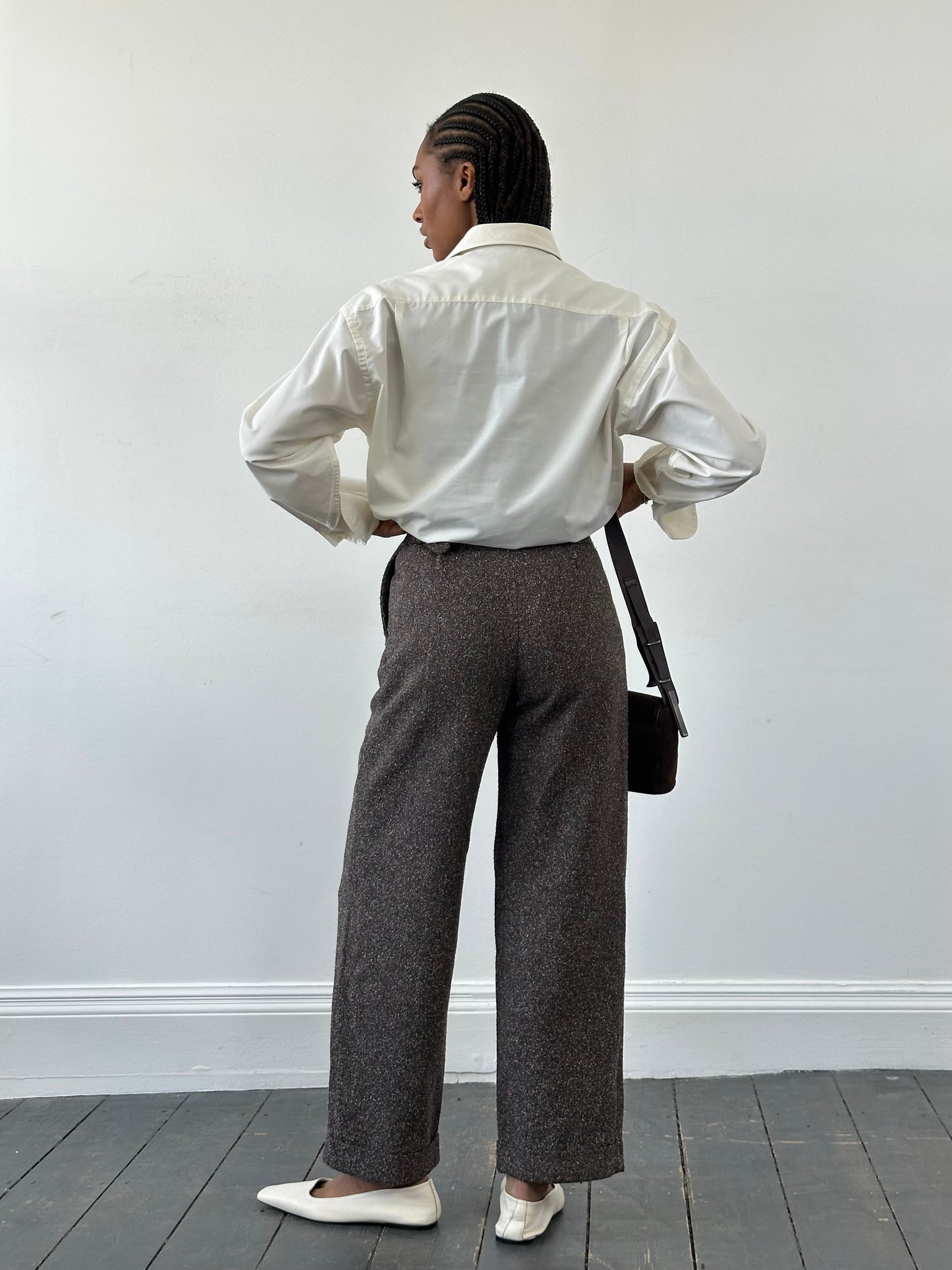 Closed 1990s High Waisted Wide Leg Trousers - W24
