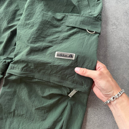 Adidas 2000 deadstock convertible technical cargo trousers (XL)