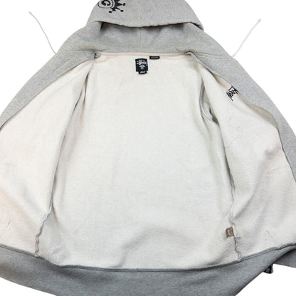 Vintage Stussy Zip Up Hoodie Size L