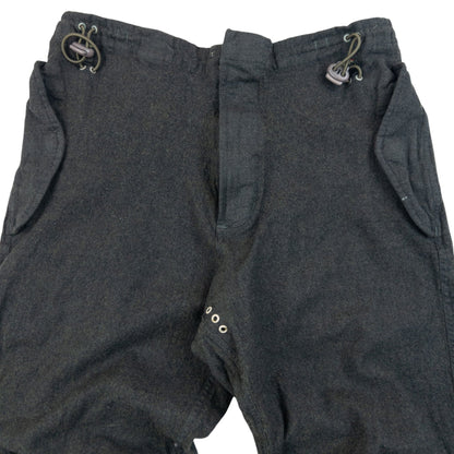 Vintage Maharishi Wool Roll Up Trousers Size S | Small, Grey