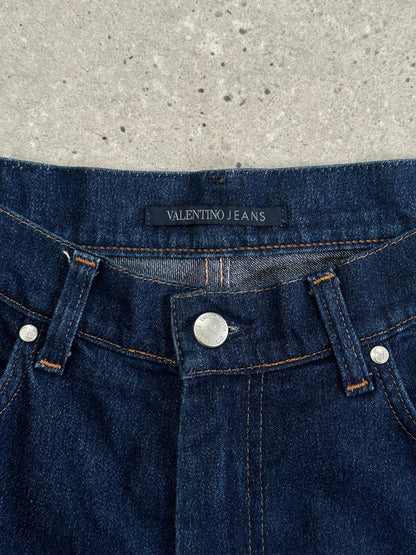 Valentino Jeans High Waisted Straight Leg Denim Jeans - W34