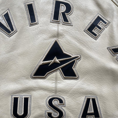 Avirex USA Leather Varsity Jacket - L / XL