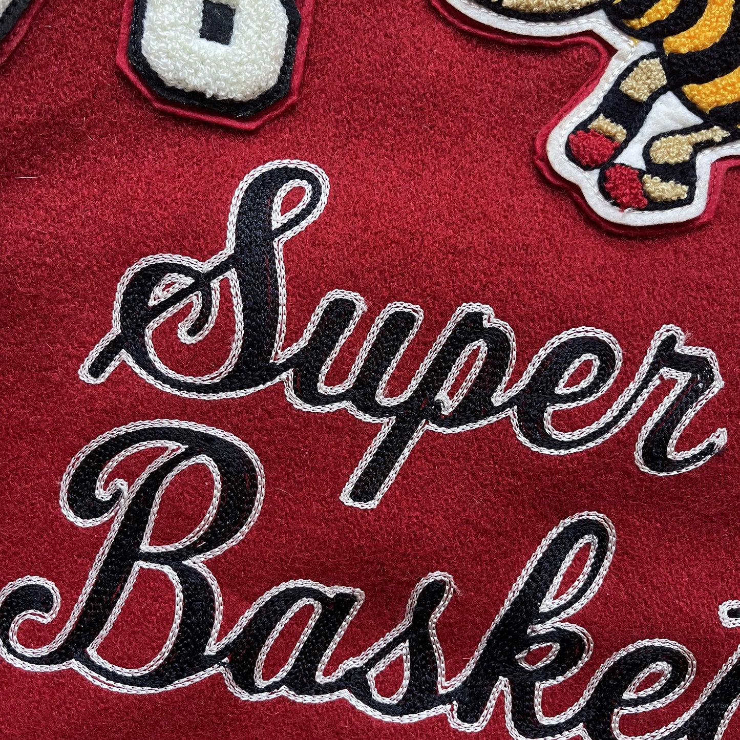 Whitesville 'Super Bee Basketball' Varsity Jacket - L