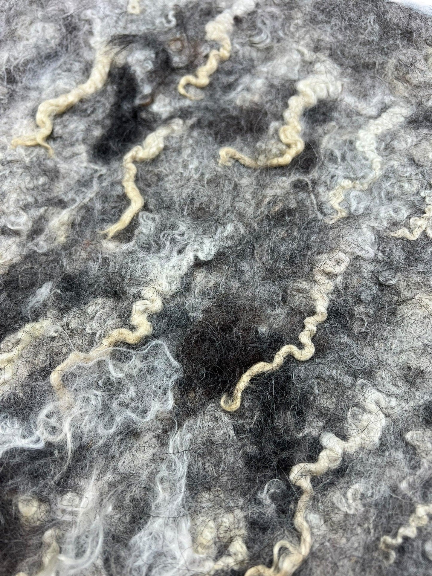 Handmade Avant Garde felt skirt