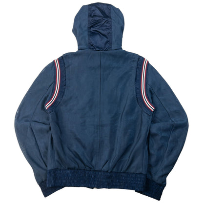 Vintage 2000s Dolce & Gabbana Layered Mesh Jacket Size S | Small, Navy