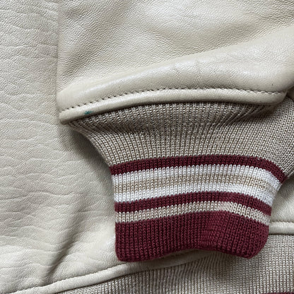 Avirex USA Leather Varsity Jacket - L / XL