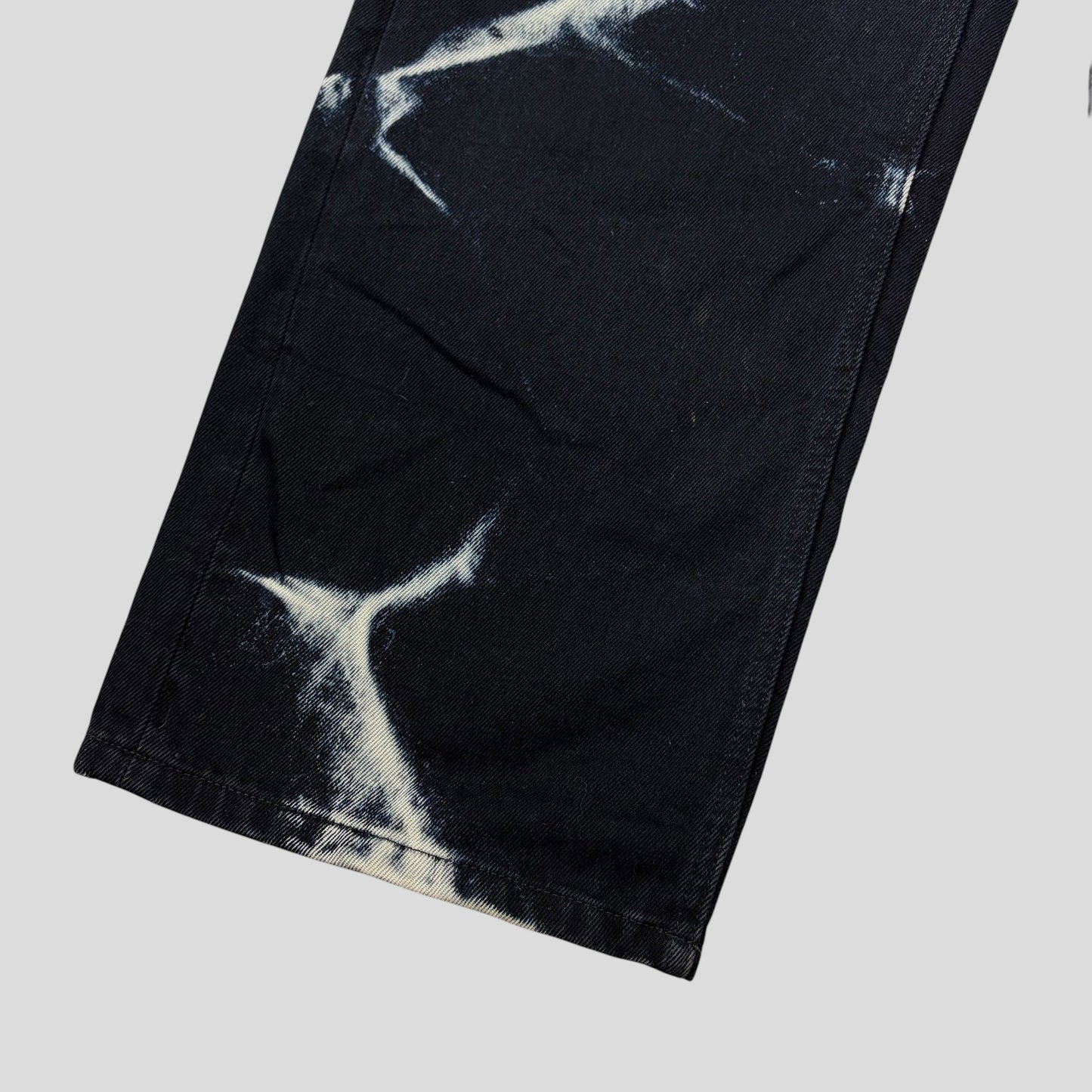 Dries Van Noten SS23 Pine Bleached Sublimation Baggy Jeans - 32-34 | O/S, Multicoloured