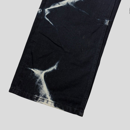 Dries Van Noten SS23 Pine Bleached Sublimation Baggy Jeans - 32-34 | O/S, Multicoloured