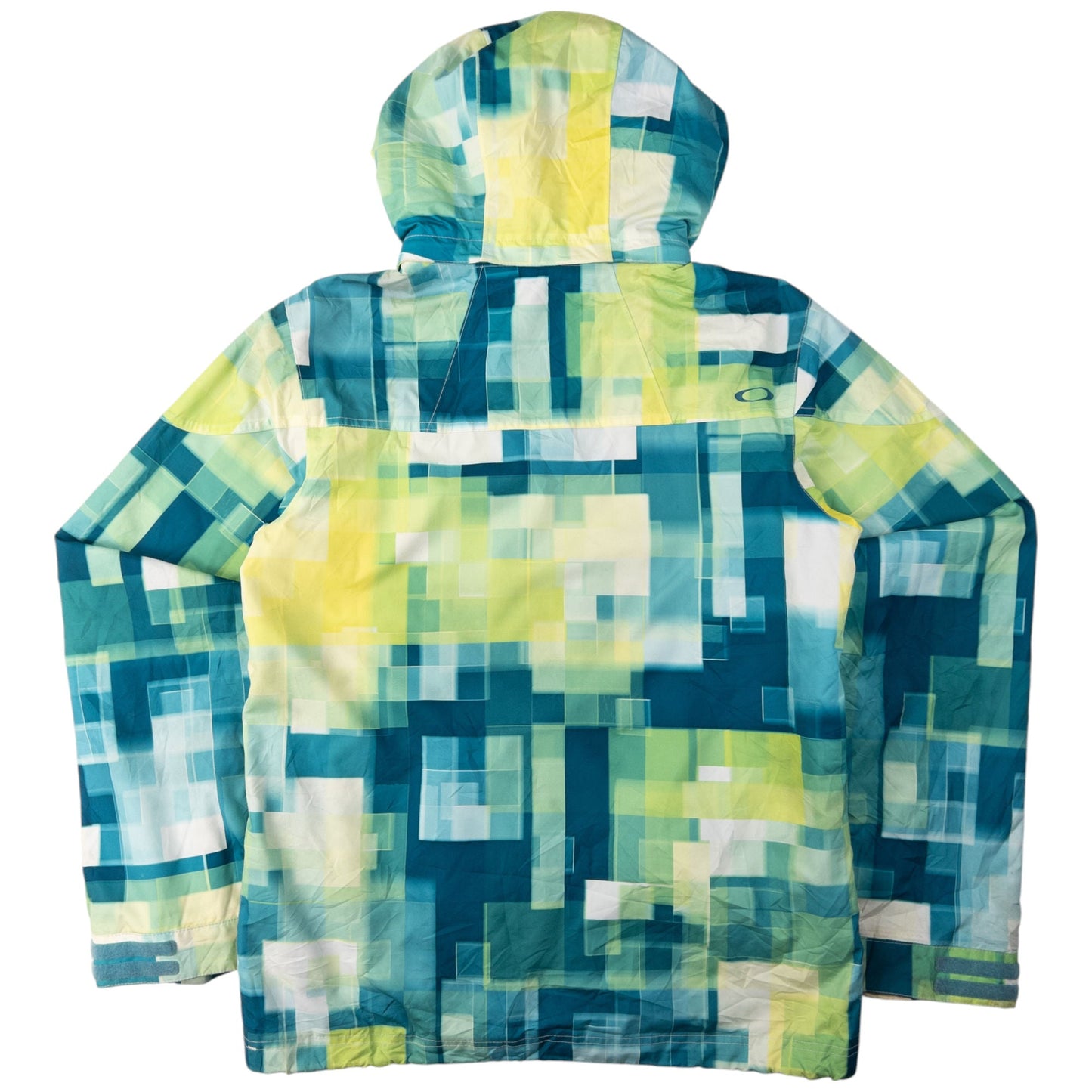 Vintage Oakley Geometric Zip Up Snowboarding Jacket Size S