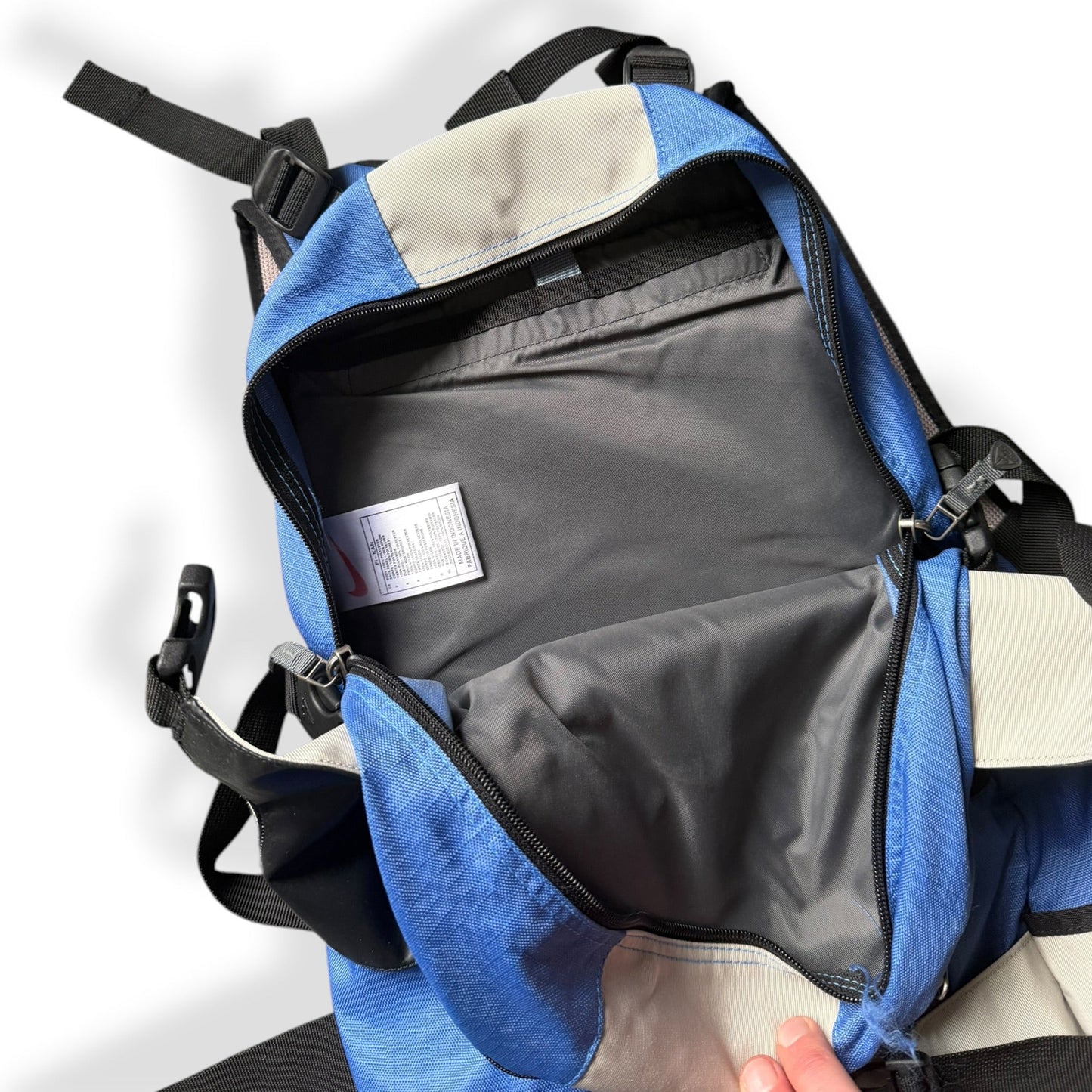 2001 Nike ACG Skate Backpack | O/S, Blue and Beige