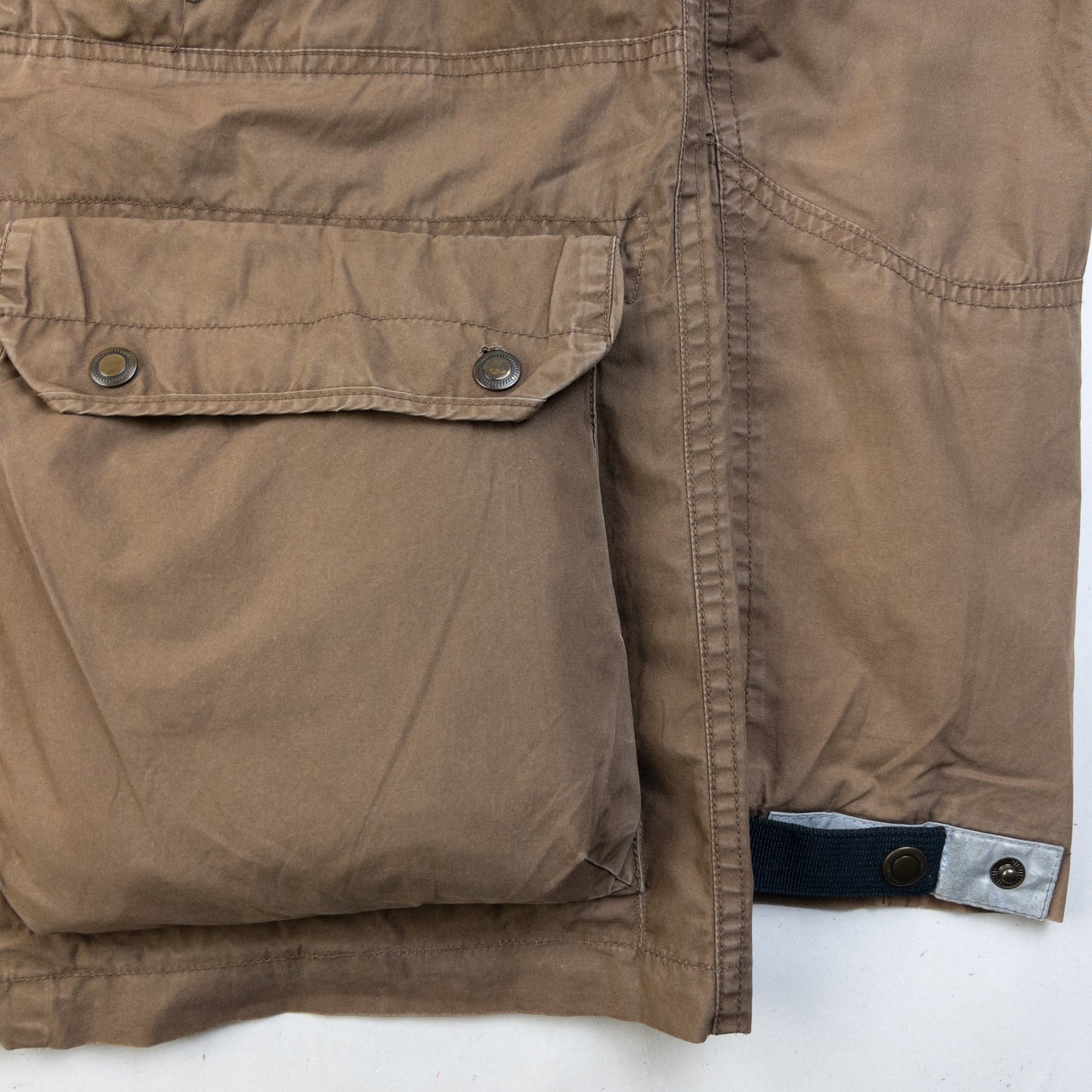 Vintage 2000s Armani Exchange Multi Pocket Cargo Jacket Size L | Large, Brown