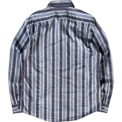 Armani Jeans 00’s Striped Cotton Shirt L | Large, Multicoloured